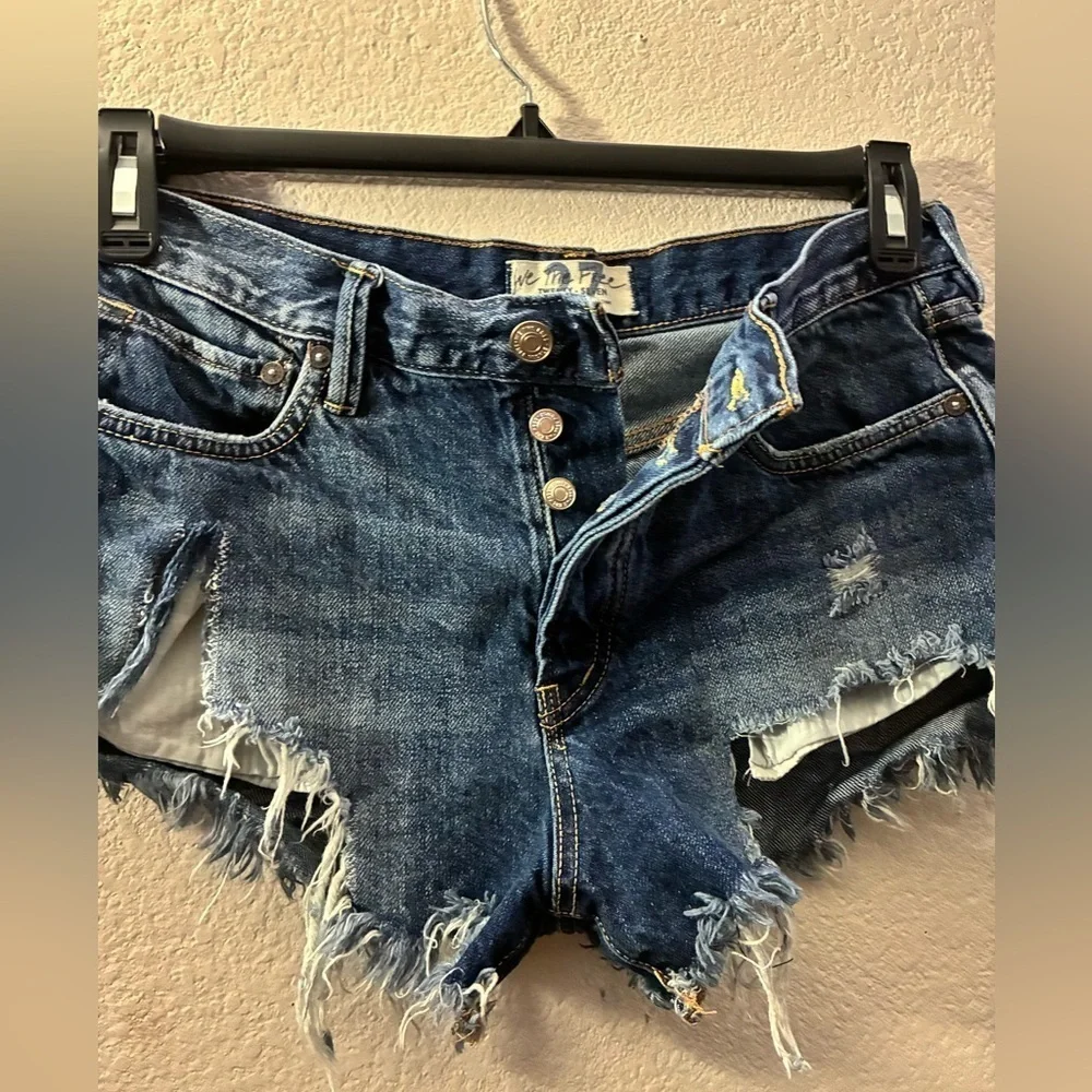 We The Free Distressed Denim Shorts 27